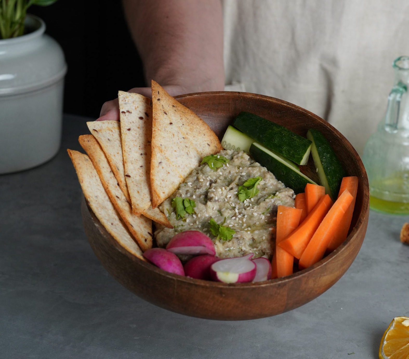 Баба Гануш (Baba Ganoush) или баклажановая икра по-французски